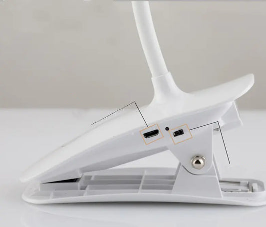 Student Reading LED Desk Lamp with Clip-On Design