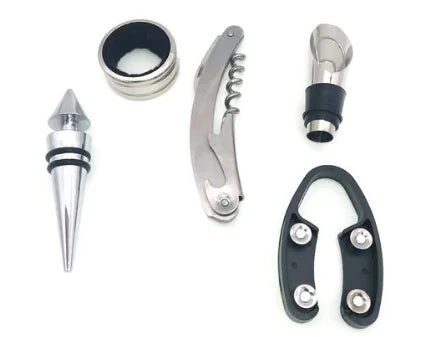 5-Piece Wine Opener Set with Wine Accessories