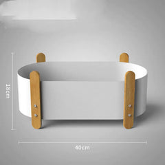 Nordic Iron Planter with Creative Minimalist Design