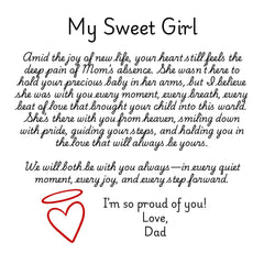 Baby Feet Heart Necklace