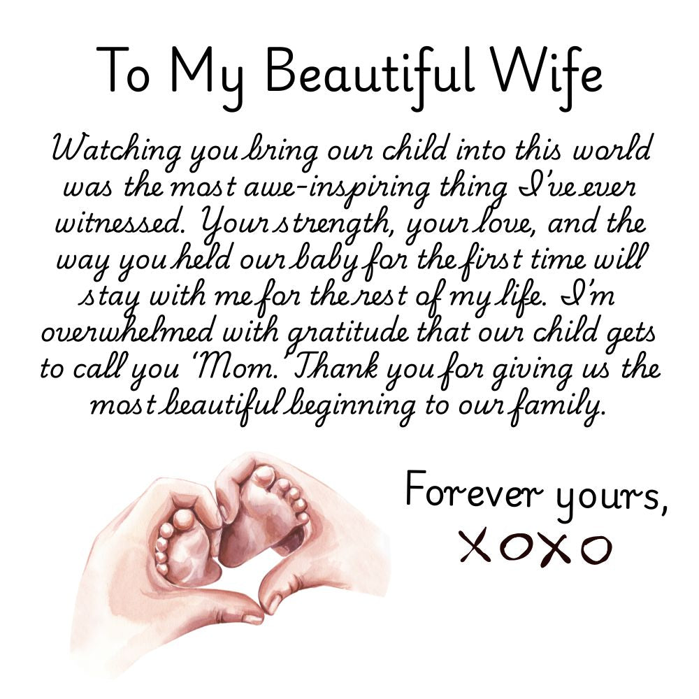 Love Knot Necklace w/Custom Message