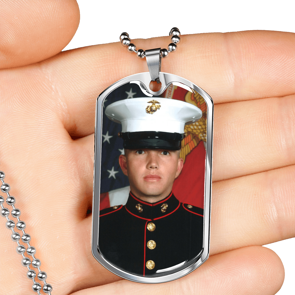 Customizable Dog Tag w/Photo and Engraving