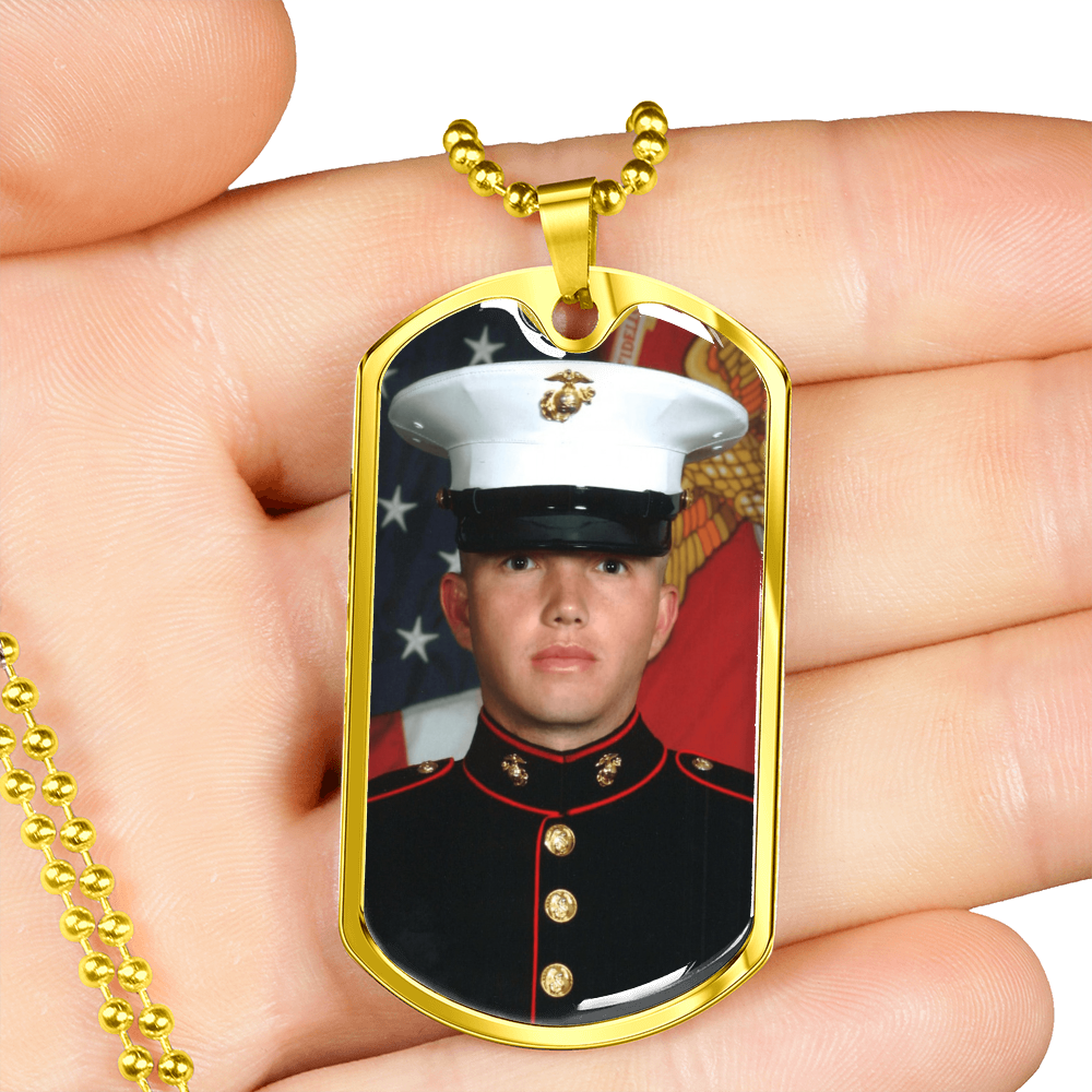 Customizable Dog Tag w/Photo and Engraving