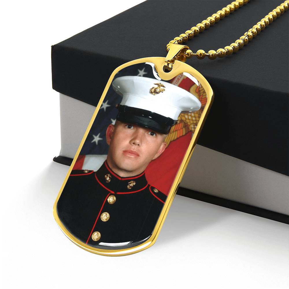 Customizable Dog Tag w/Photo and Engraving