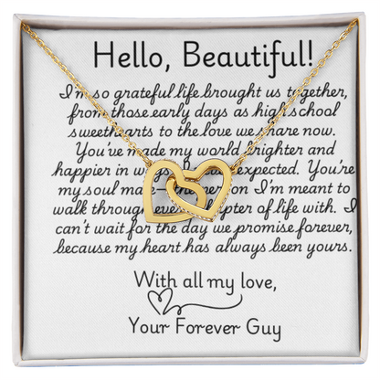 Customizable Heart Link Pendent