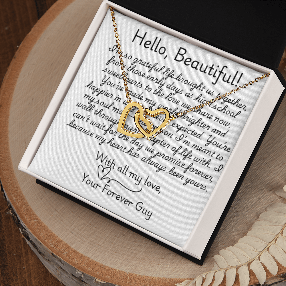 Customizable Heart Link Pendent