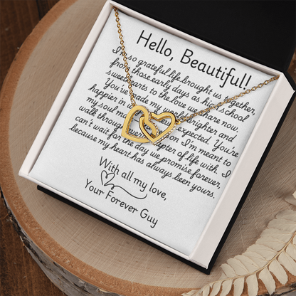 Customizable Heart Link Pendent