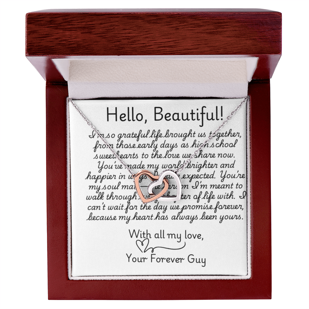 Customizable Heart Link Pendent