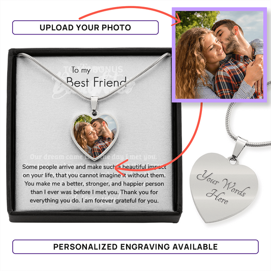 Customizable Heart Pendant Necklace