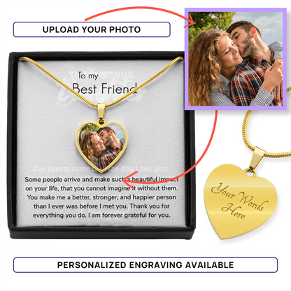 Customizable Heart Pendant Necklace