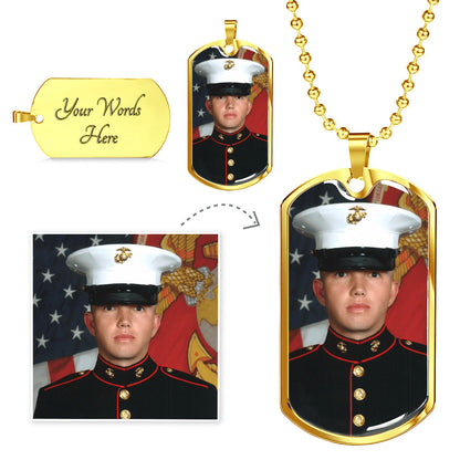 Customizable Dog Tag w/Photo and Engraving