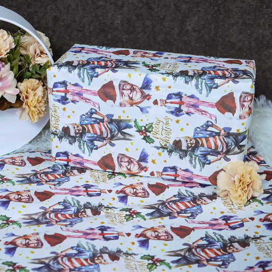 Trump Holiday Cheer Gift Wrap